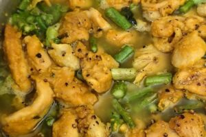 Chicken stir fry.